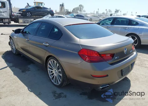 2017 BMW 650I Gran Coupe xDrive z USA, uszkodzony, nr VIN WBA6D6C53HG388480